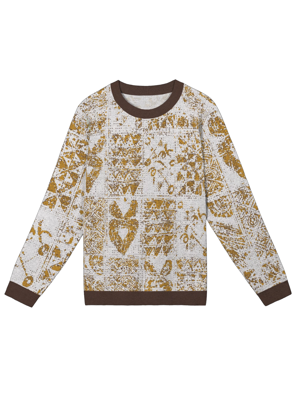 Yelé Unity Jacquard Crewneck Sweater