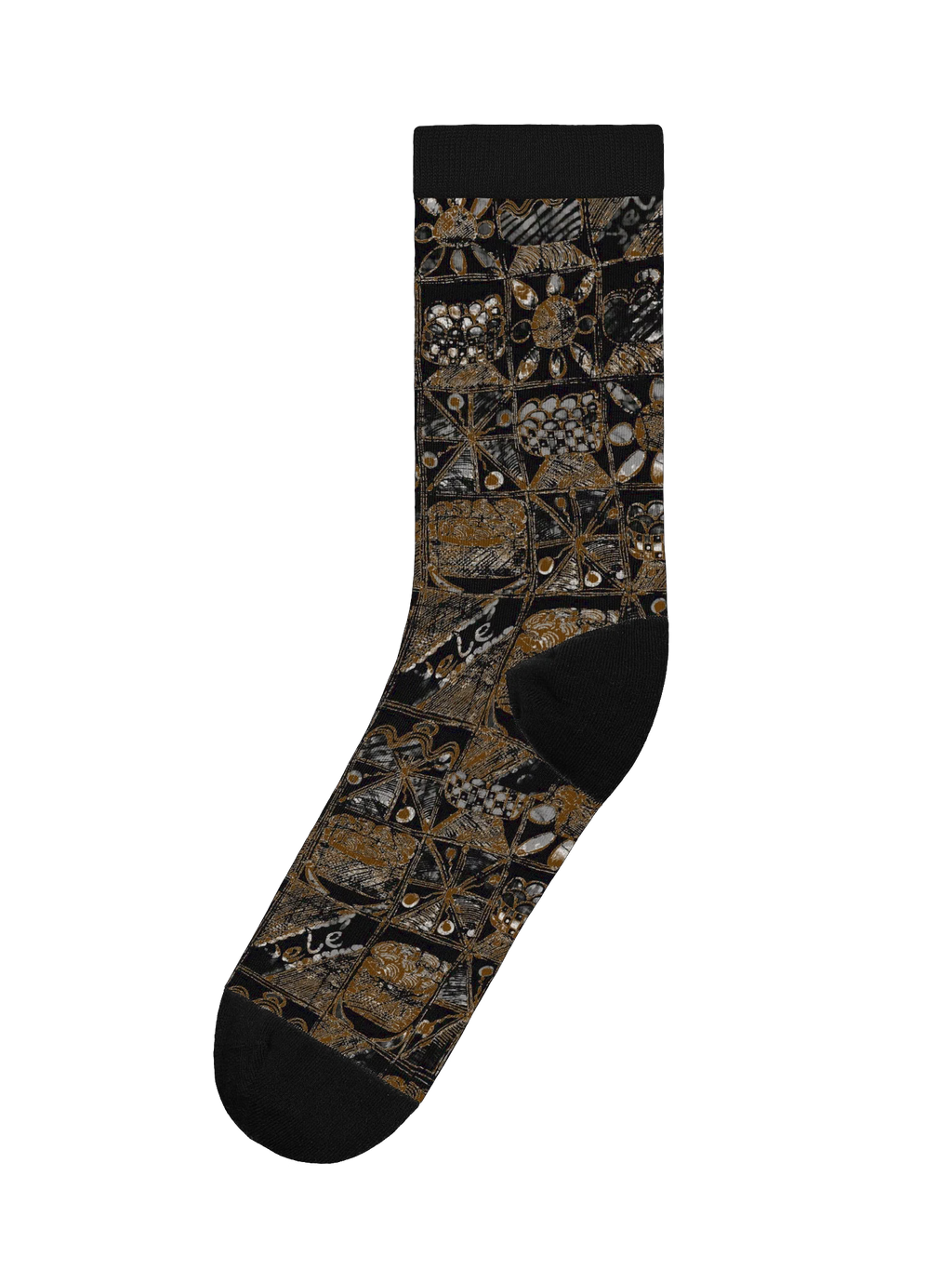 African Festivity Print EcoArt Crew Socks