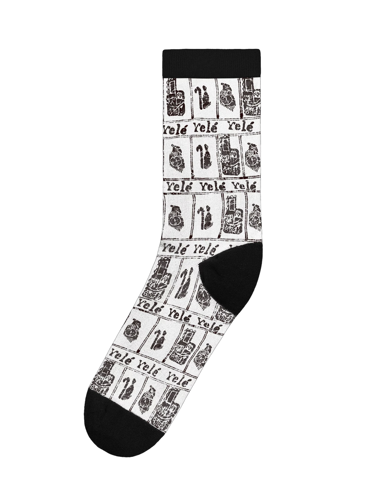 Royalty Print Eco-Friendly Art Crew Socks