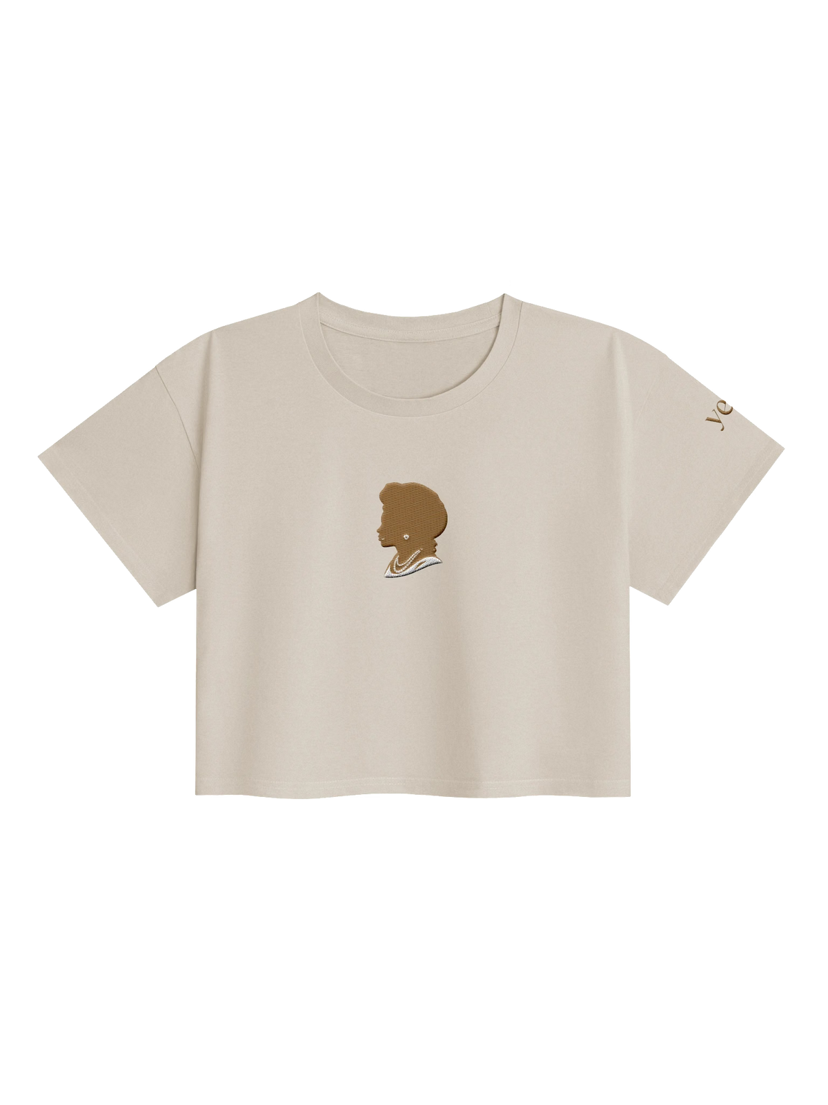 Afro Silhouette Graphic Crop Top by Yelé