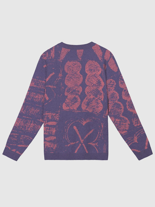 Arewa Print Knitted Crewneck