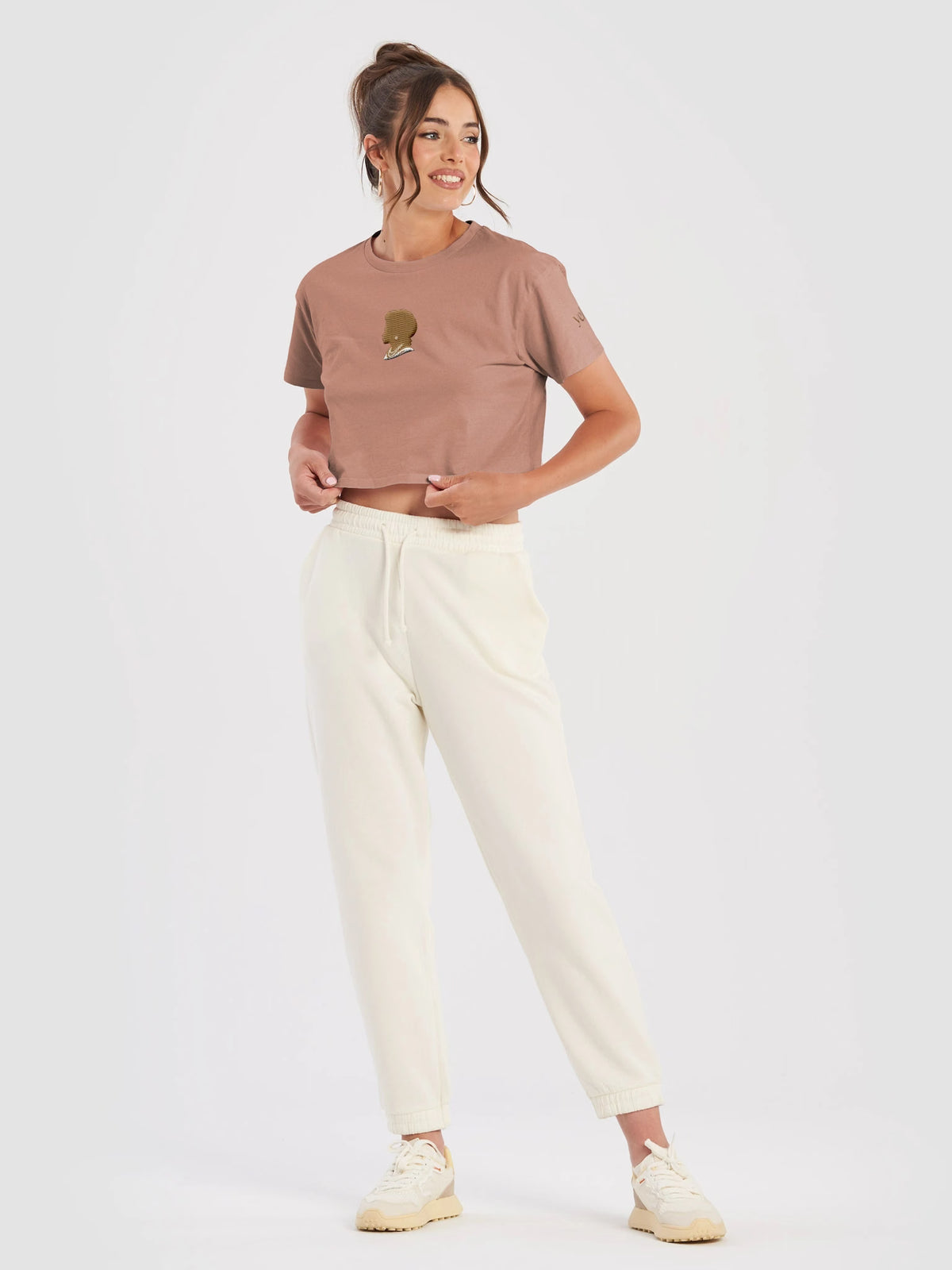 Afro Silhouette Graphic Crop Top by Yelé