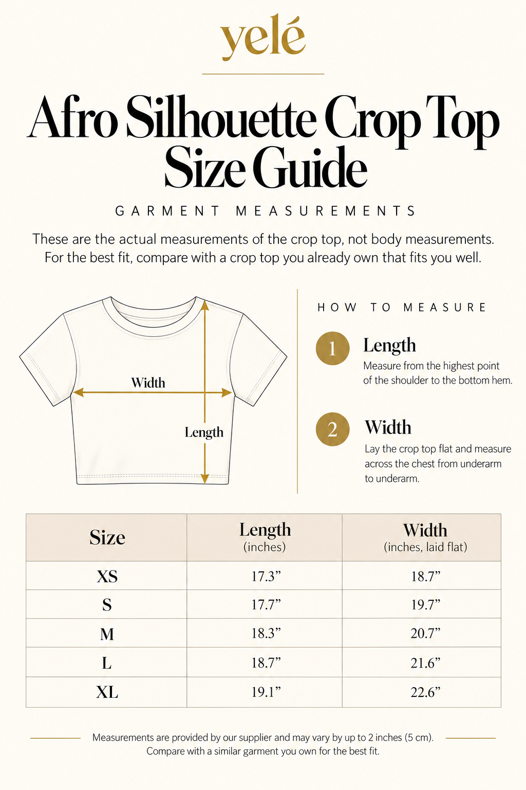 Afro Silhouette Graphic Crop Top by Yelé