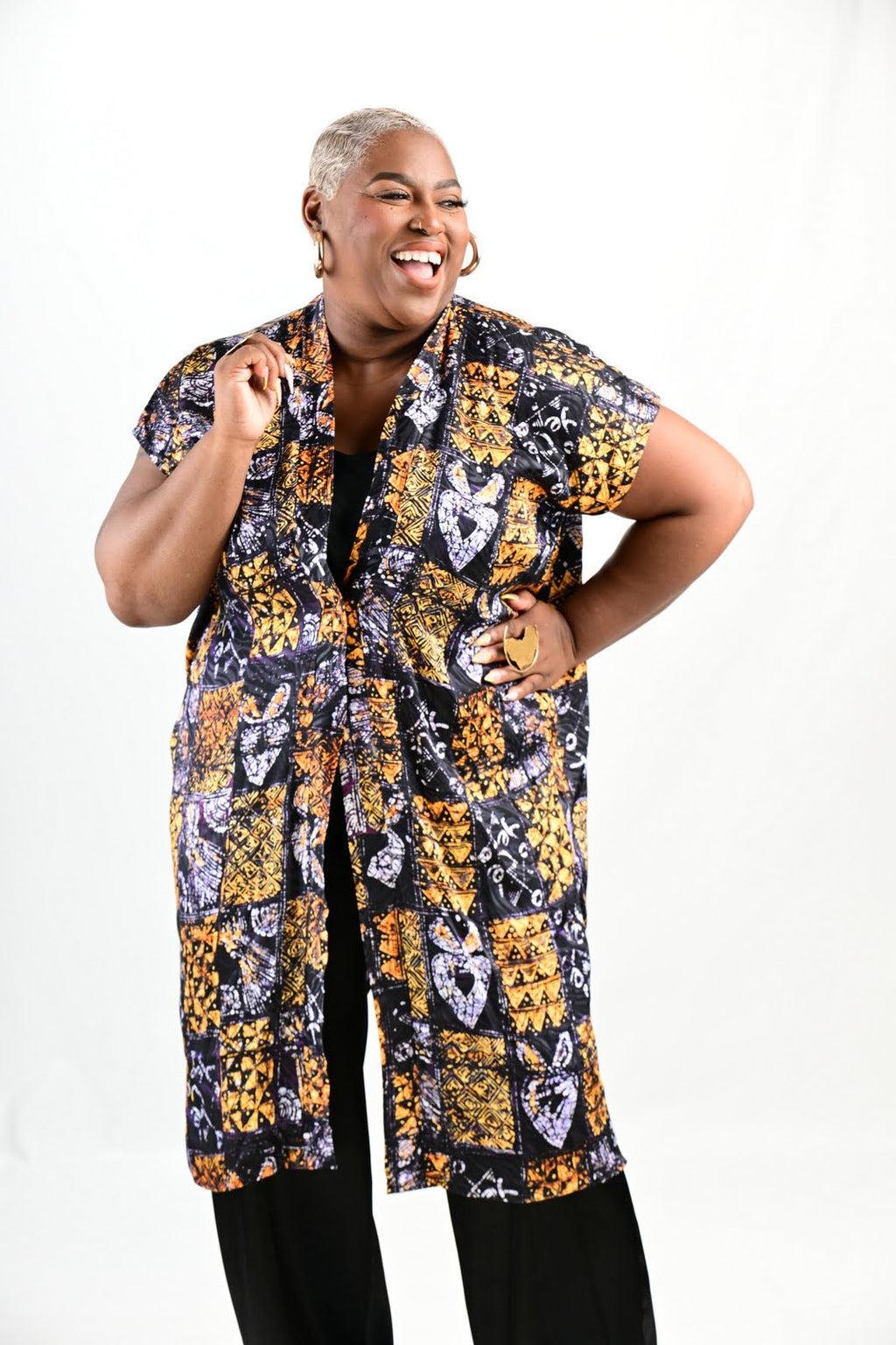 Unity Print Kimono Duster | Exclusive Yele Original