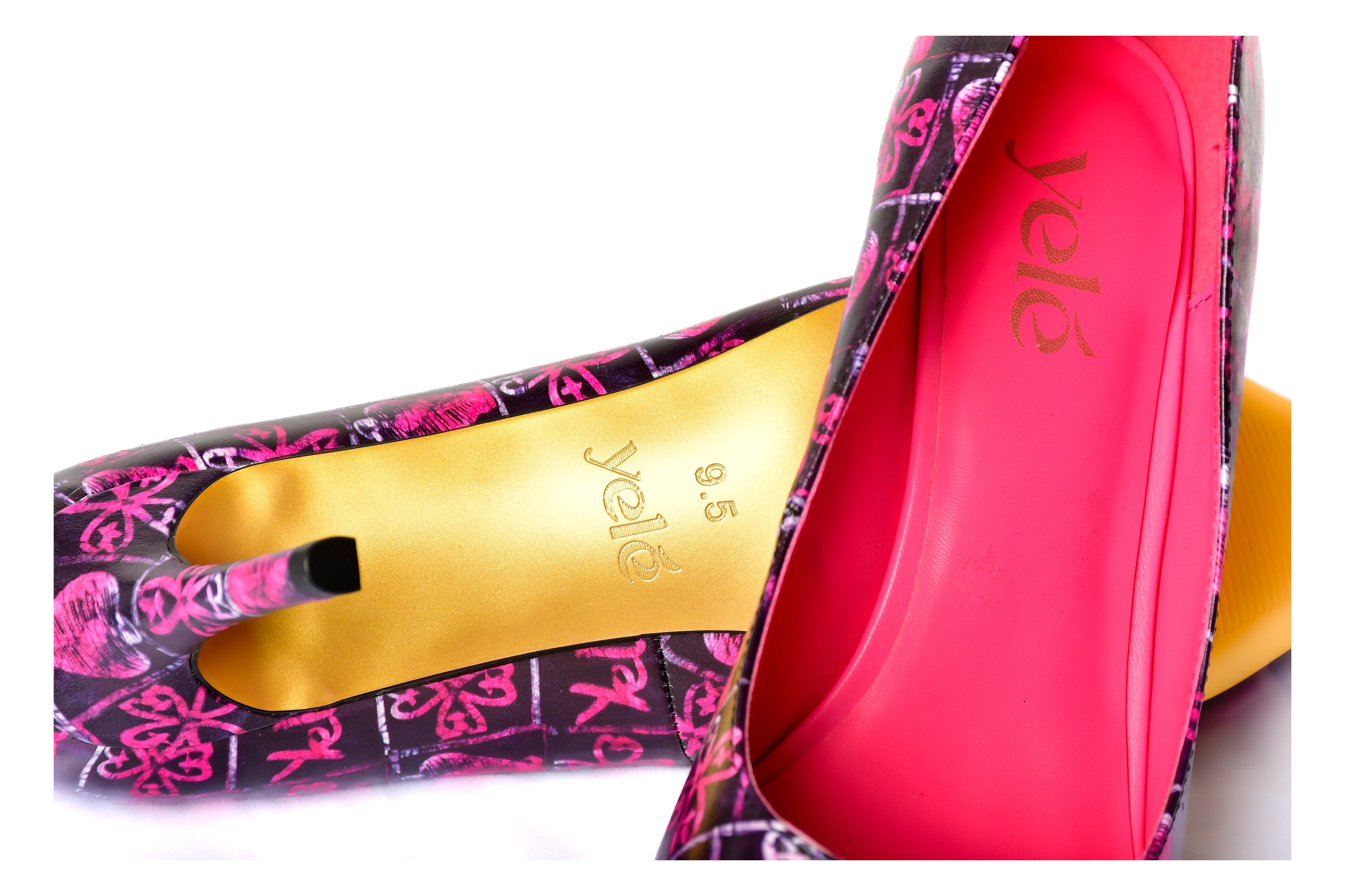 Lola Pump Heels | Yelé Adire Print | Power of Love Collection