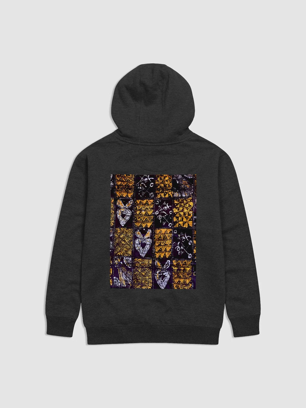African Unity Print Unisex Hoodie | Heavyweight Cotton-Blend Pullover