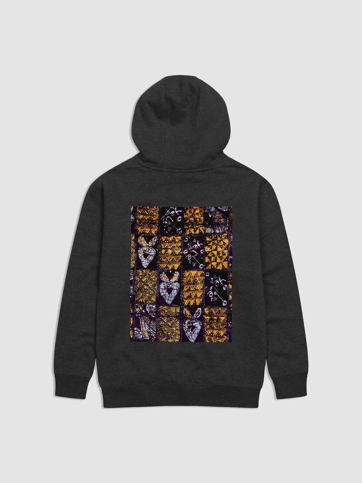 African Unity Print Unisex Hoodie | Heavyweight Cotton-Blend Pullover
