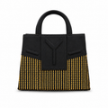 Yelé Asooke Purse – Luxe Gold Stripes