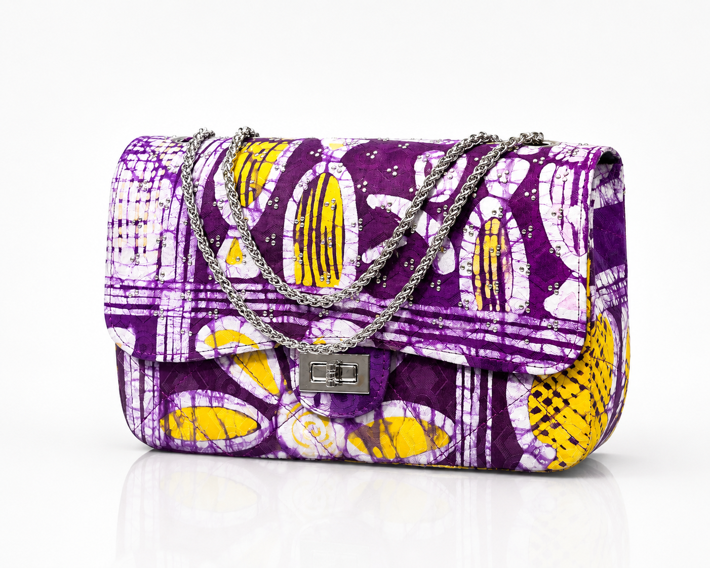 Yelé Beauty Print Rhinestone Embellished Bag for Women