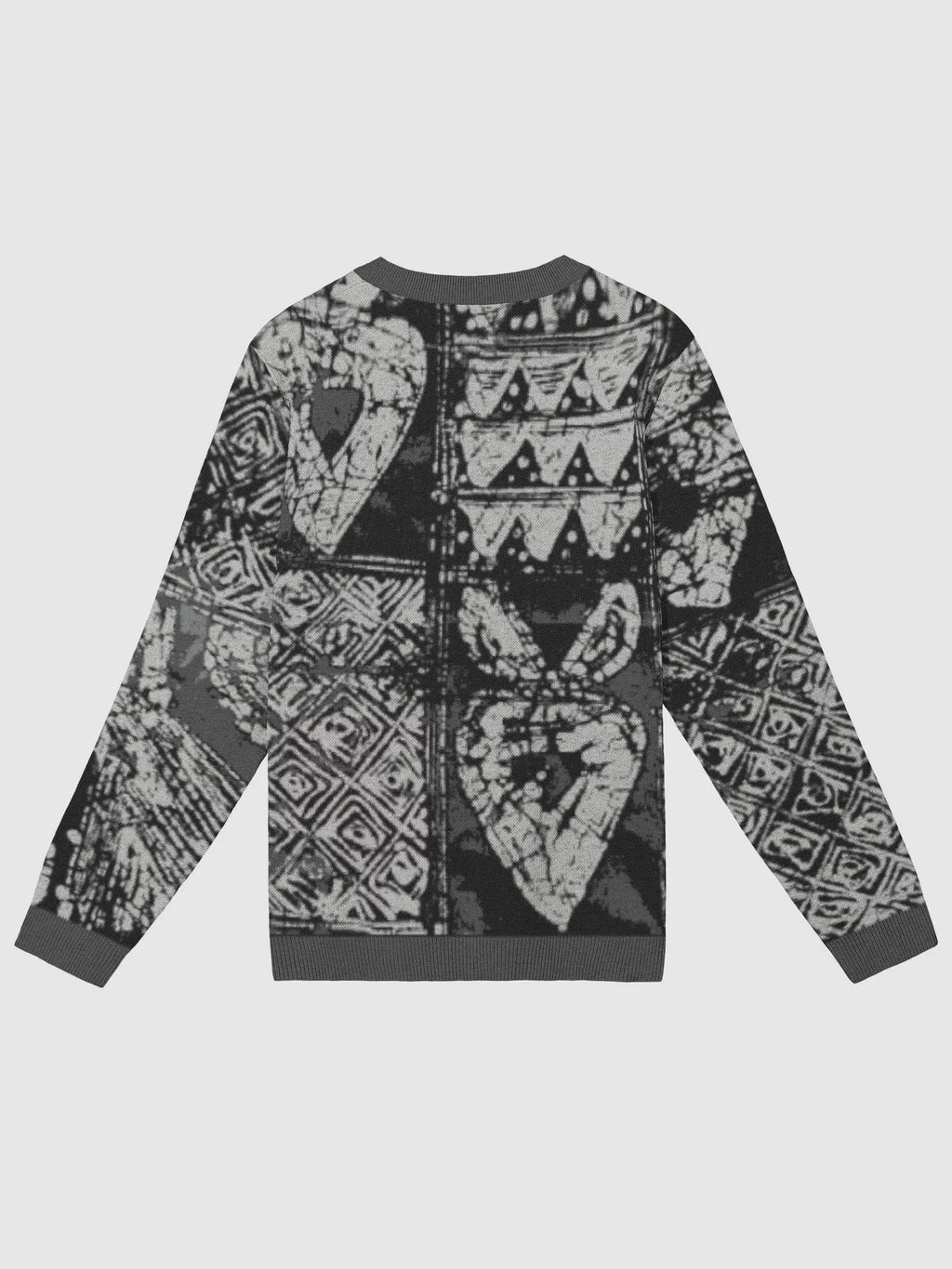 Unity Print Knit Sweatshirt by Yelé with Charcoal Trims - Art-Inspired Symbolic Apparel