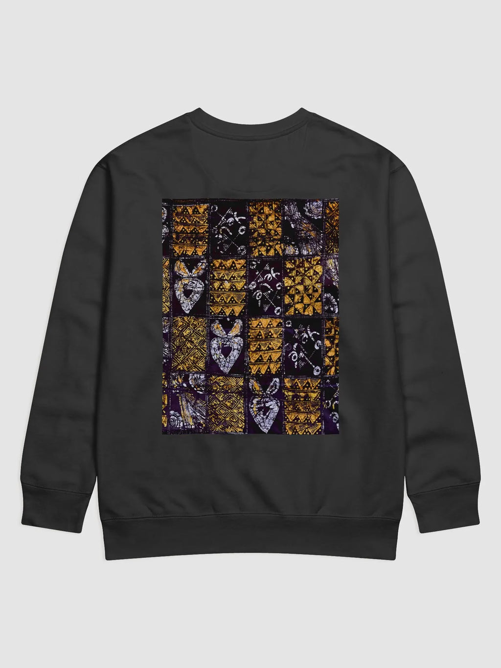 Unity African Print Sweatshirt | Heavyweight Cotton-Faced Crewneck