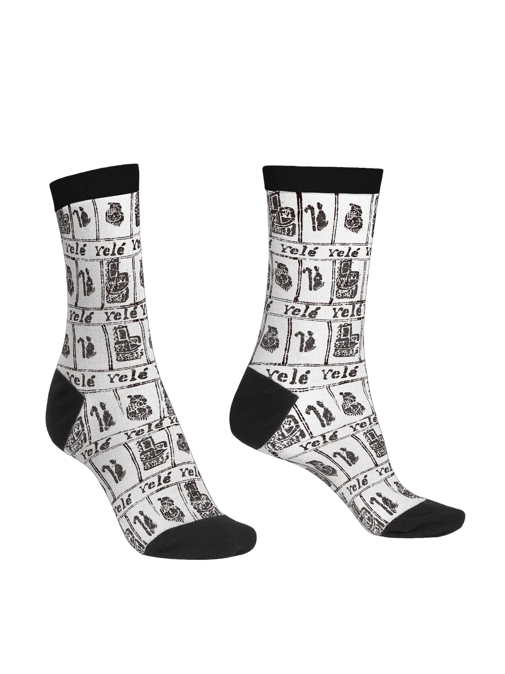 Royalty Print Eco-Friendly Art Crew Socks