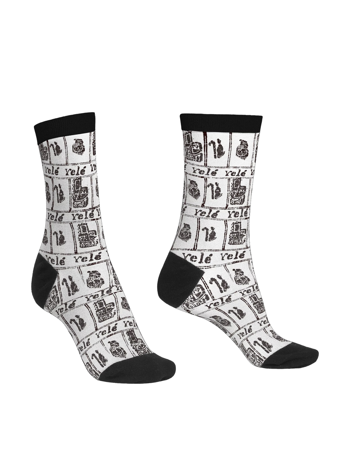 Royalty Print Eco-Friendly Art Crew Socks