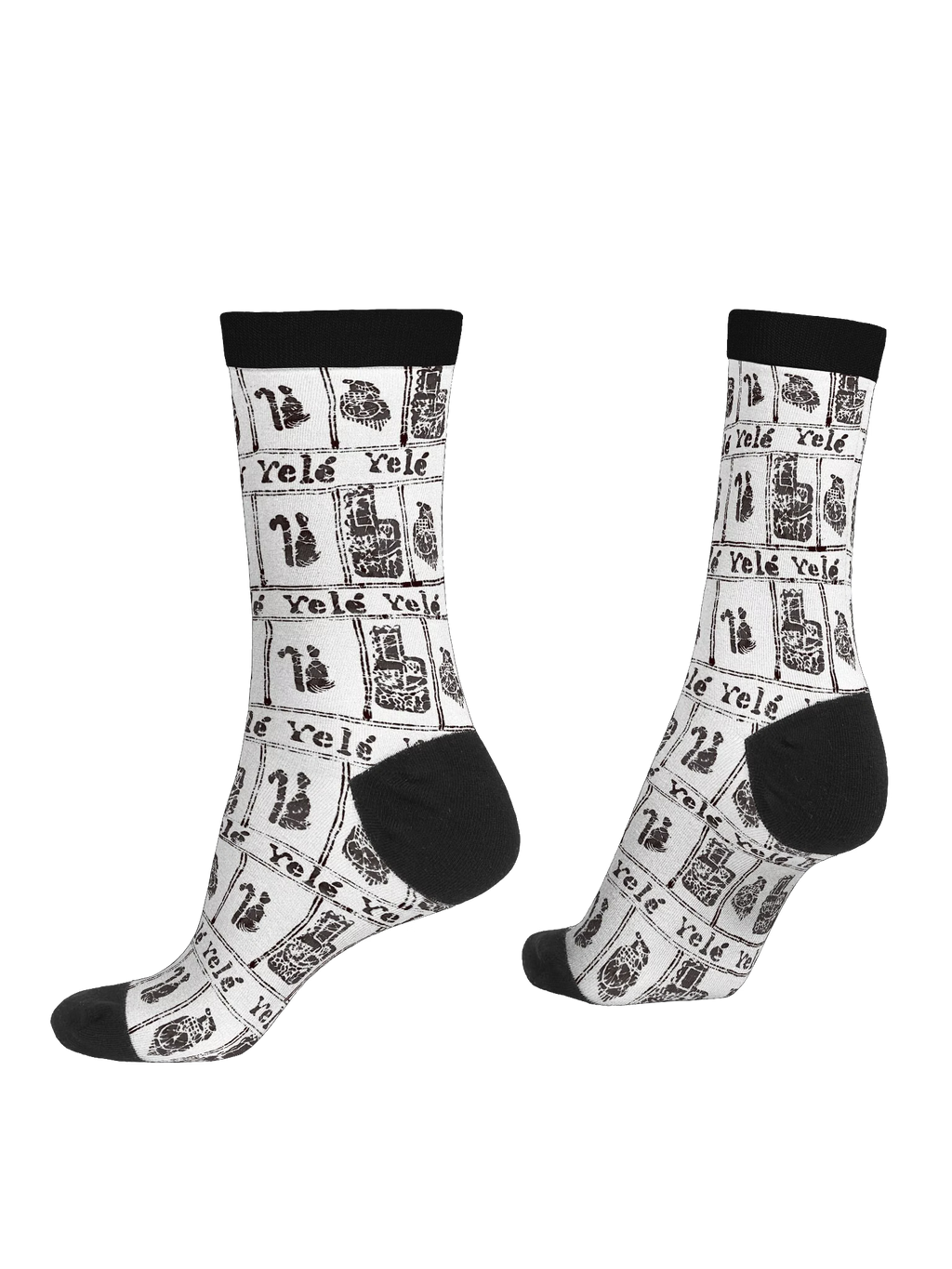 Royalty Print Eco-Friendly Art Crew Socks