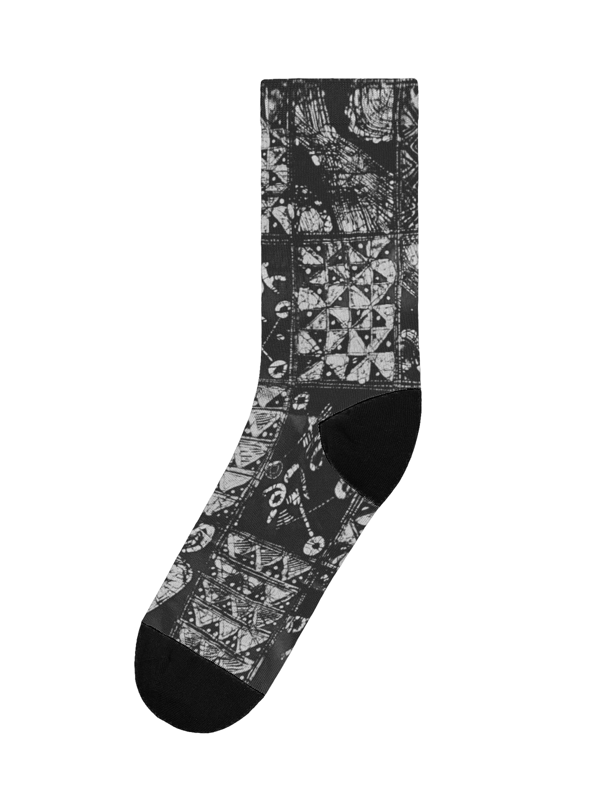 Yele Unity African Print EcoArt Crew Socks