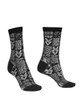 African Unity Print Eco-Chic: Recycled Crew Socks