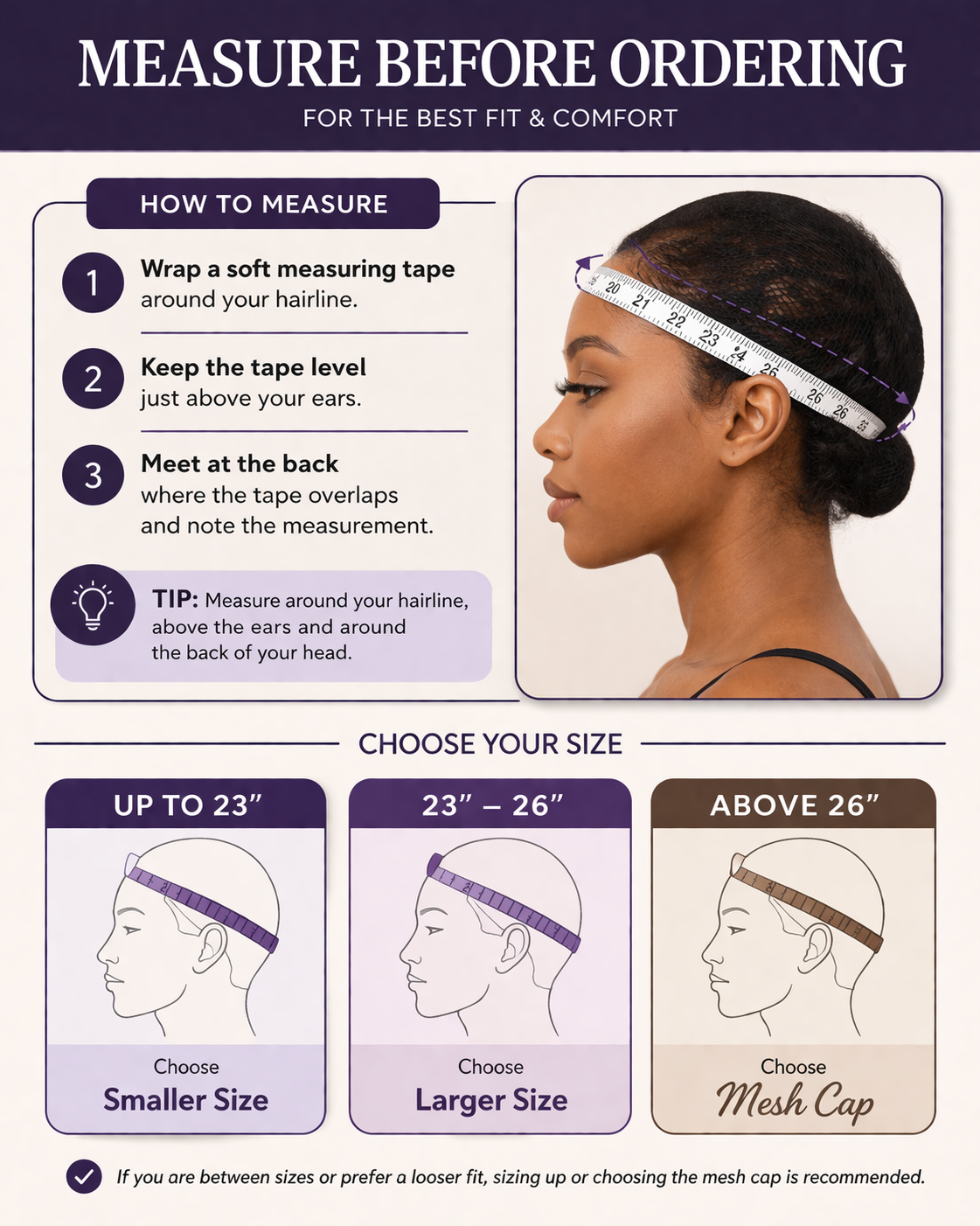 Luxe Silk-Lined Wig Cap — Handmade Premium Protection