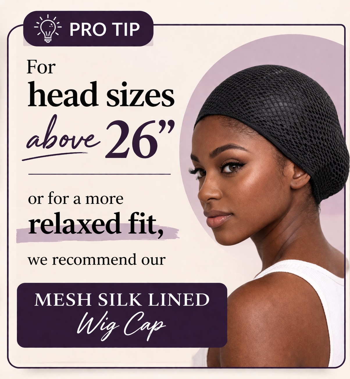 Luxe Silk-Lined Wig Cap — Handmade Premium Protection