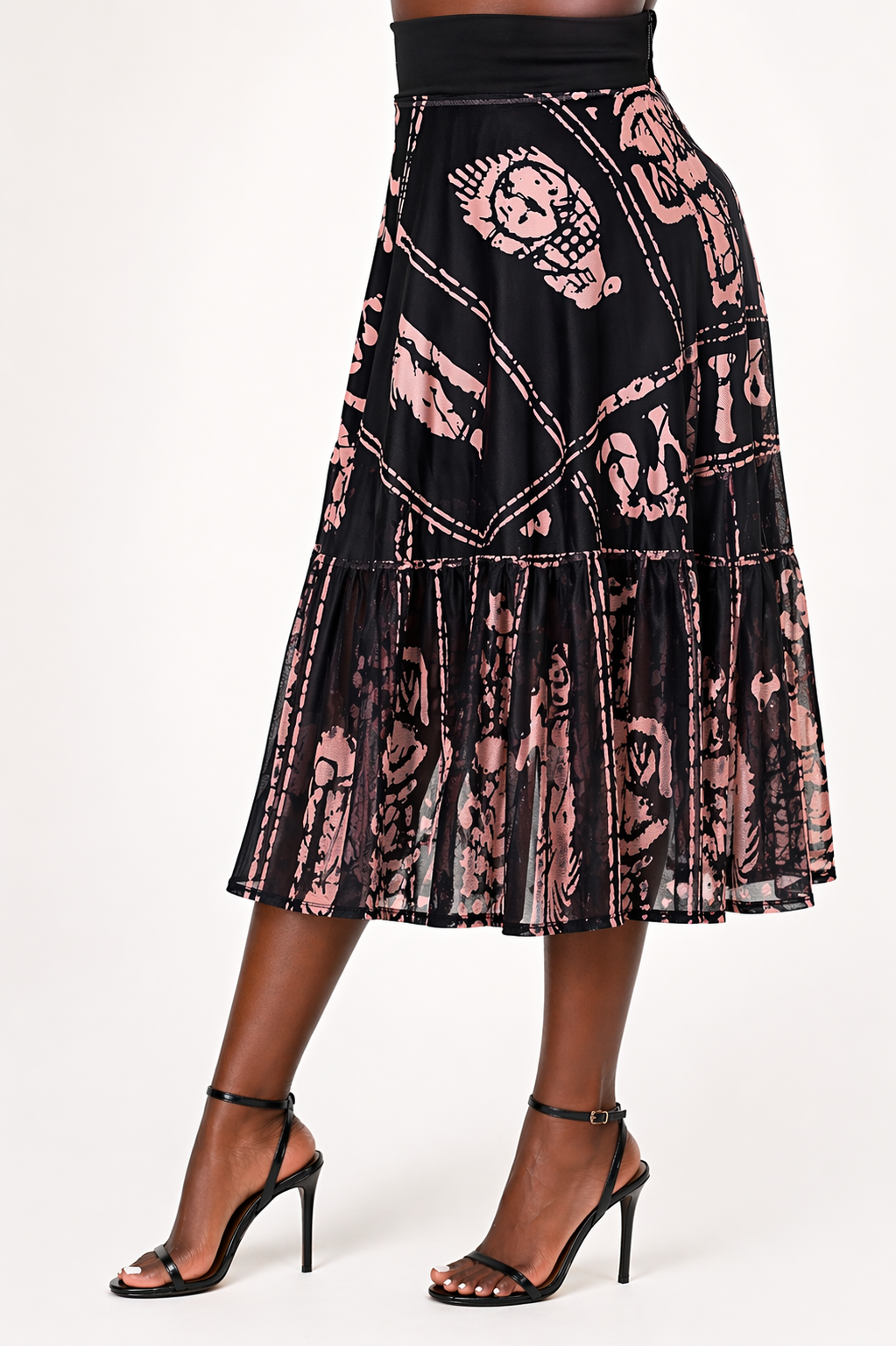 Royalty Print Midi Skirt — Made to Order | Yelé