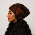 Unity Print Silk-Lined Statement Beanie | Exclusive Yelé Luxe Hairwear