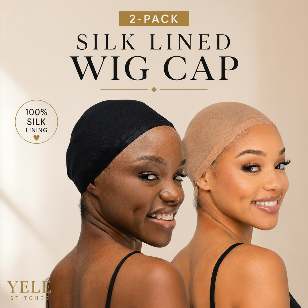 Yelé 2-Pack Silk-Lined Wig Cap Thumbnail