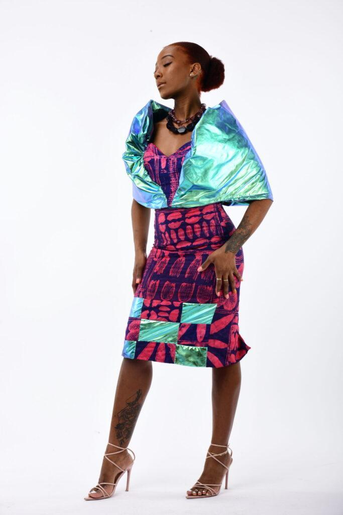 Statemet Adire Skirt and Blouse