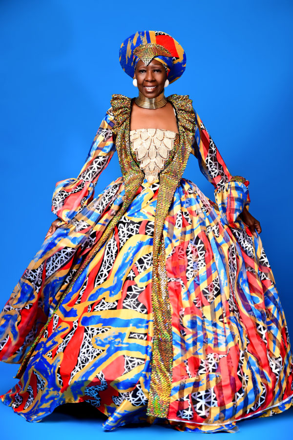 African BALL GOWN