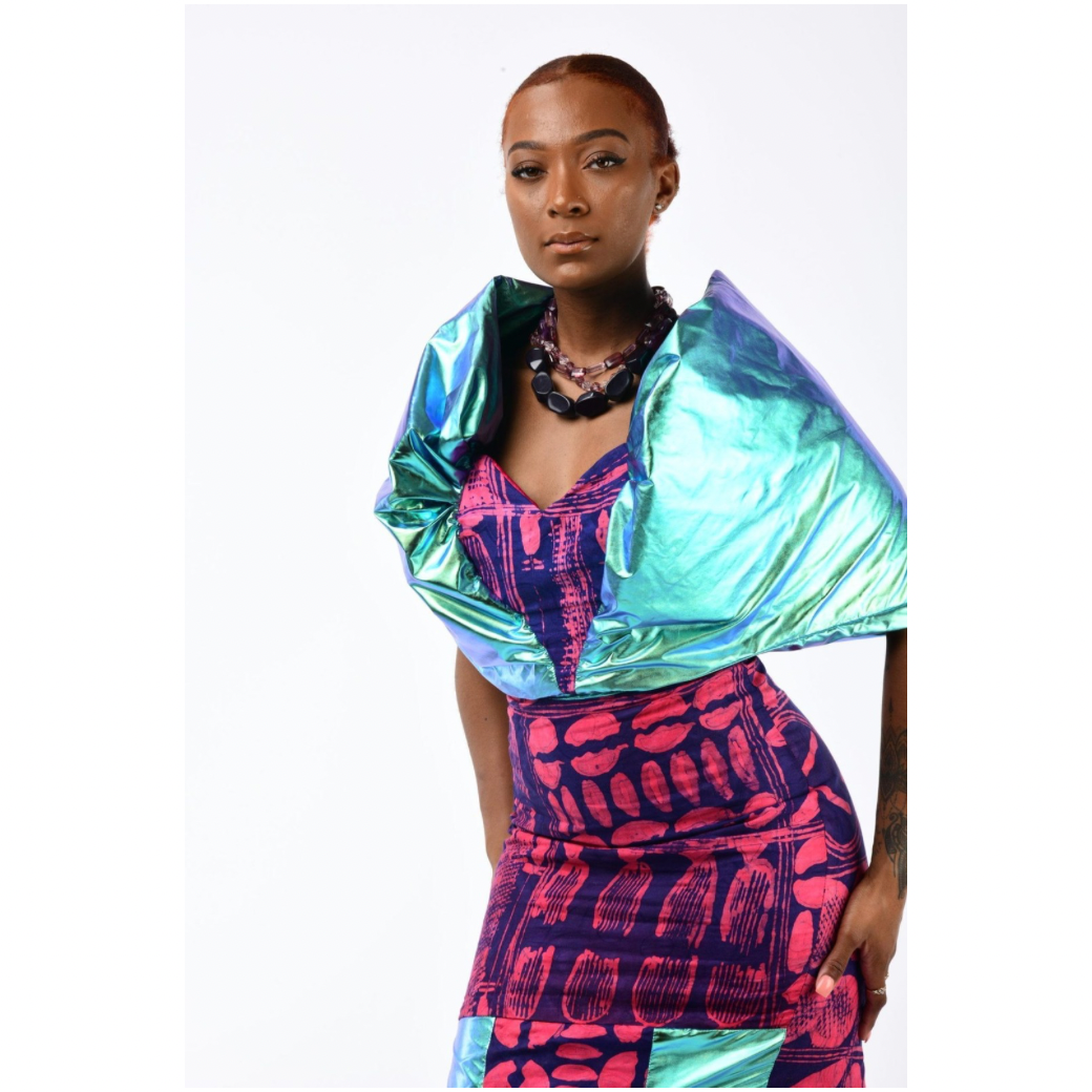 African Print Blouse & Skirt