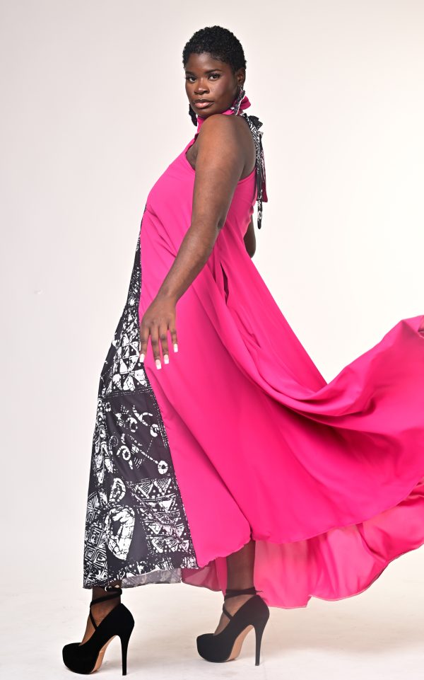 Pink African Resort Wear