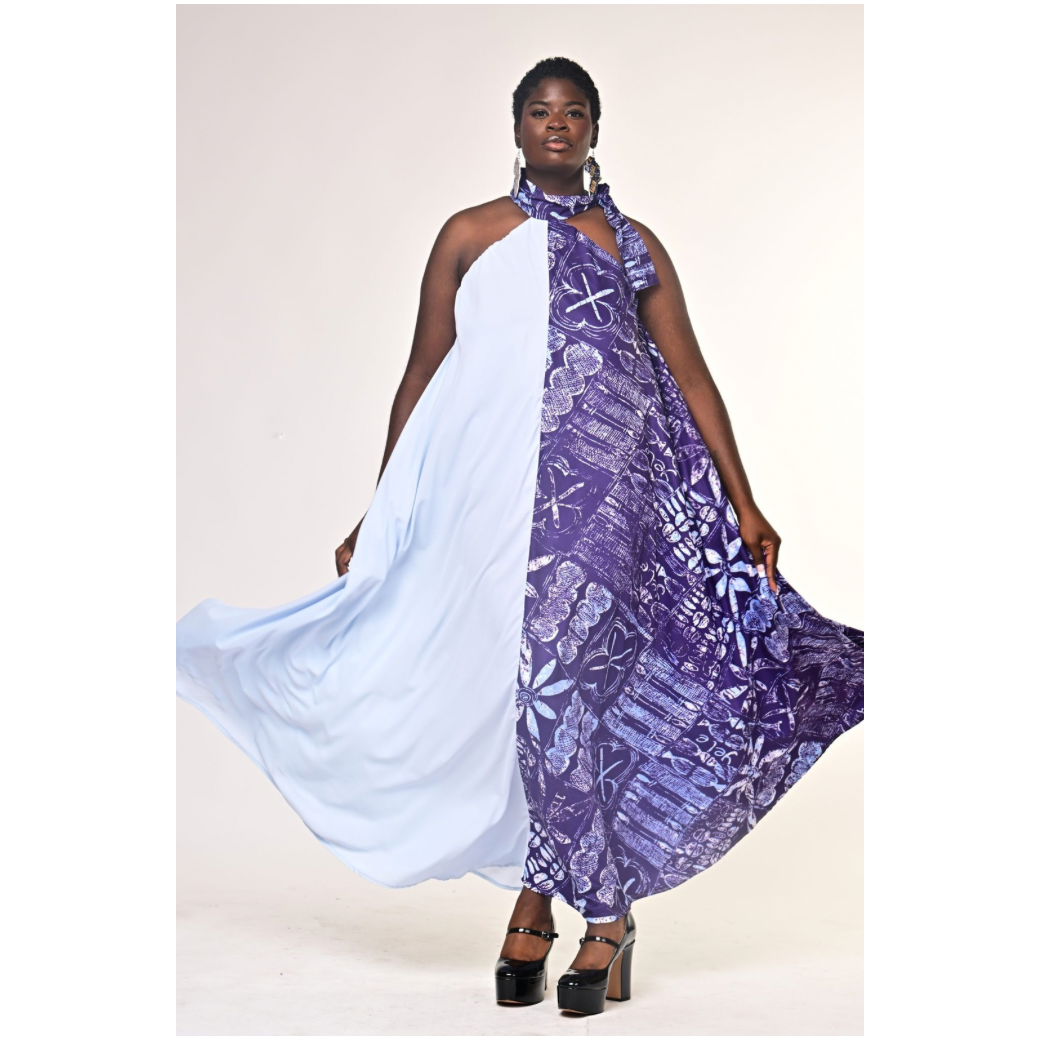 Blue African Resort Wear