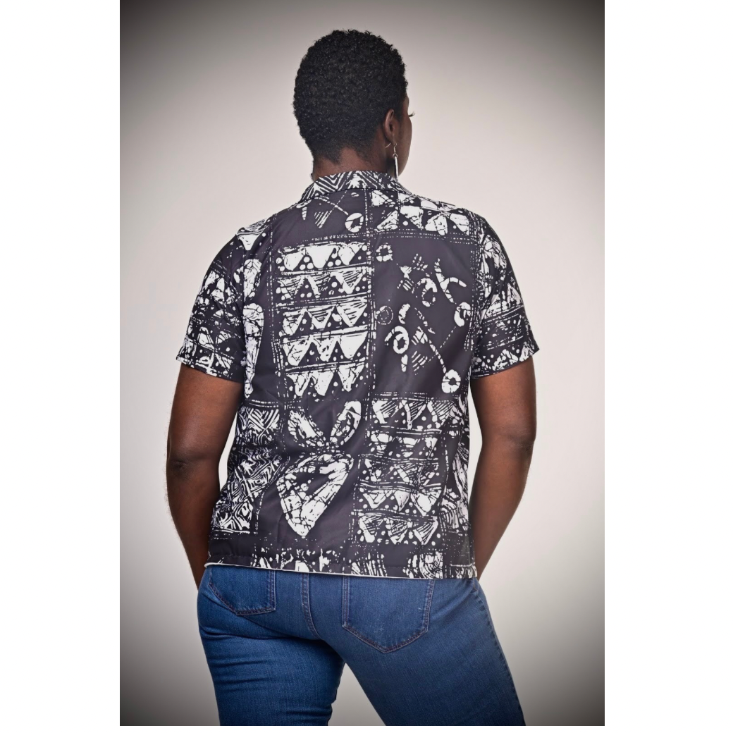 Black Unity Button Up Shirt
