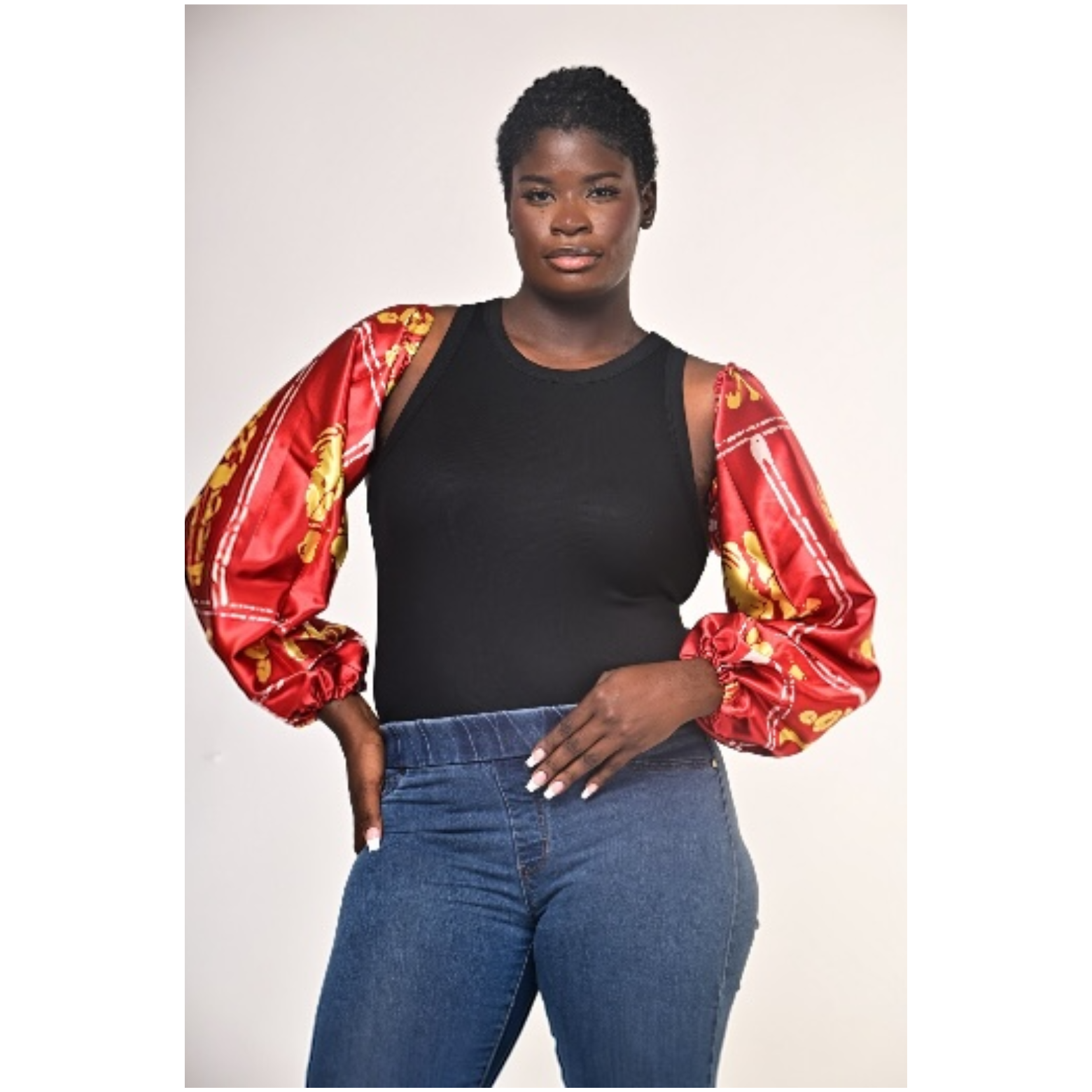 Royalty African Print Detachable Sleeves