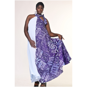Blue African Resort Wear