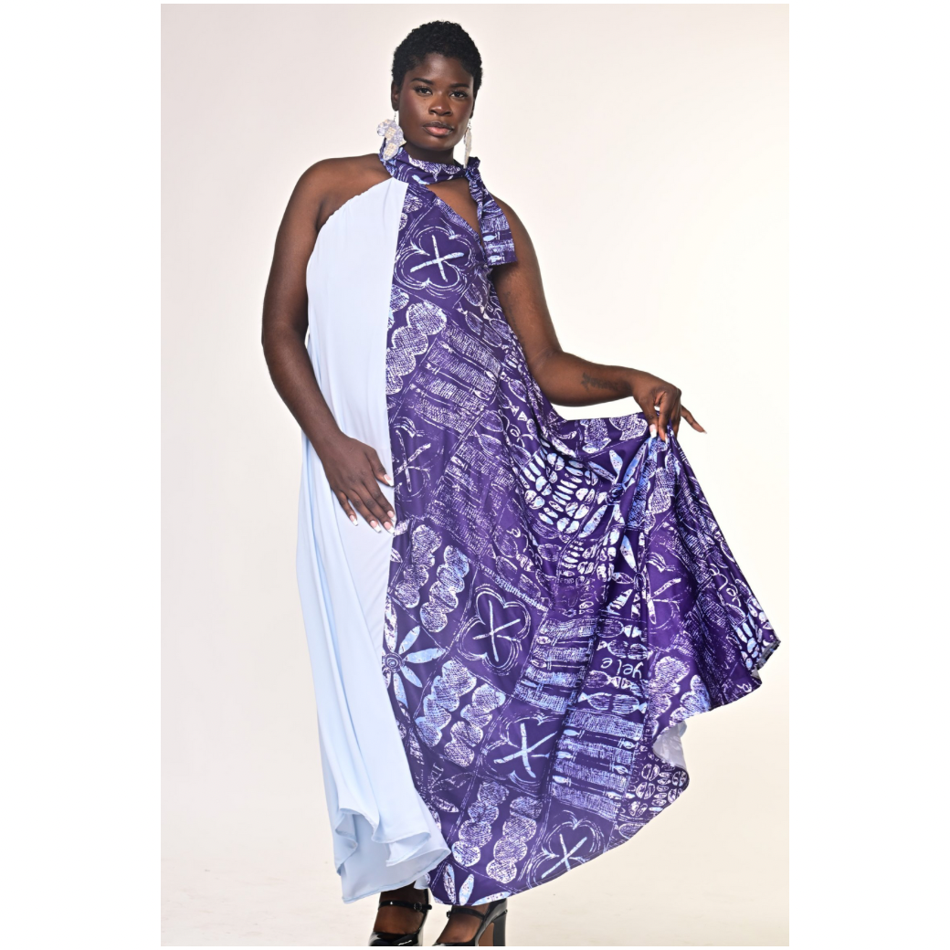 Blue African Resort Wear